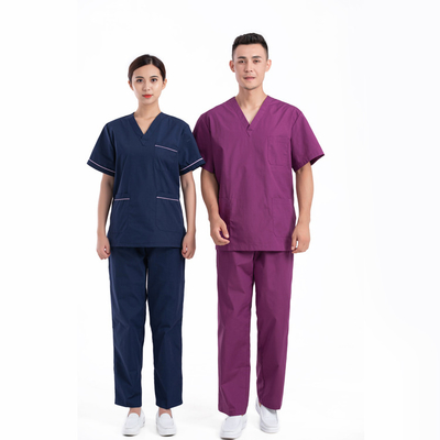 Рукав больницы короткий Scrub формы костюма для медсестер M-4XL