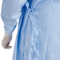 Вровень 4 мантии Spunlace голубых устранимых хирургических со связанным не сплетенным тумаком