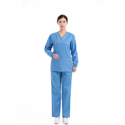 Классическое медицинское Scrubs равномерные медсестры носит оптовую продажу Scrubs костюм от сделанного пакистанского подгонянный Scrub набор