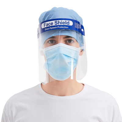 Пластмасса анти- защитных масок тумана устранимых медицинская ясная