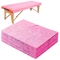 Розовая устранимая крышка кровати для лицевого массажа больницы PE PP пользы