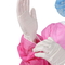 Розовый уровень 1 PPE AAMI мантий 30gsm PP не сплетенный устранимый медицинский 2 3 4